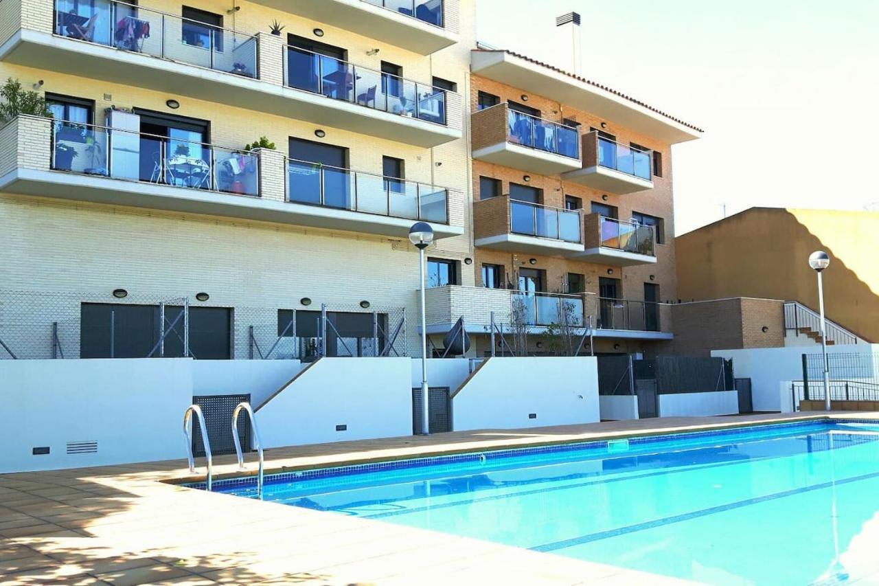 Apartamento En Blanes Con Piscina Y Parking Apartment ภายนอก รูปภาพ